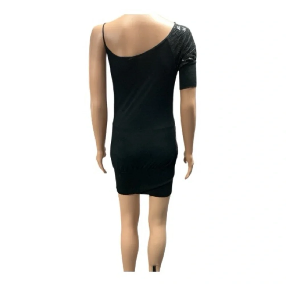 Passport - EC - Chic One Shoulder Black Sequin Dress